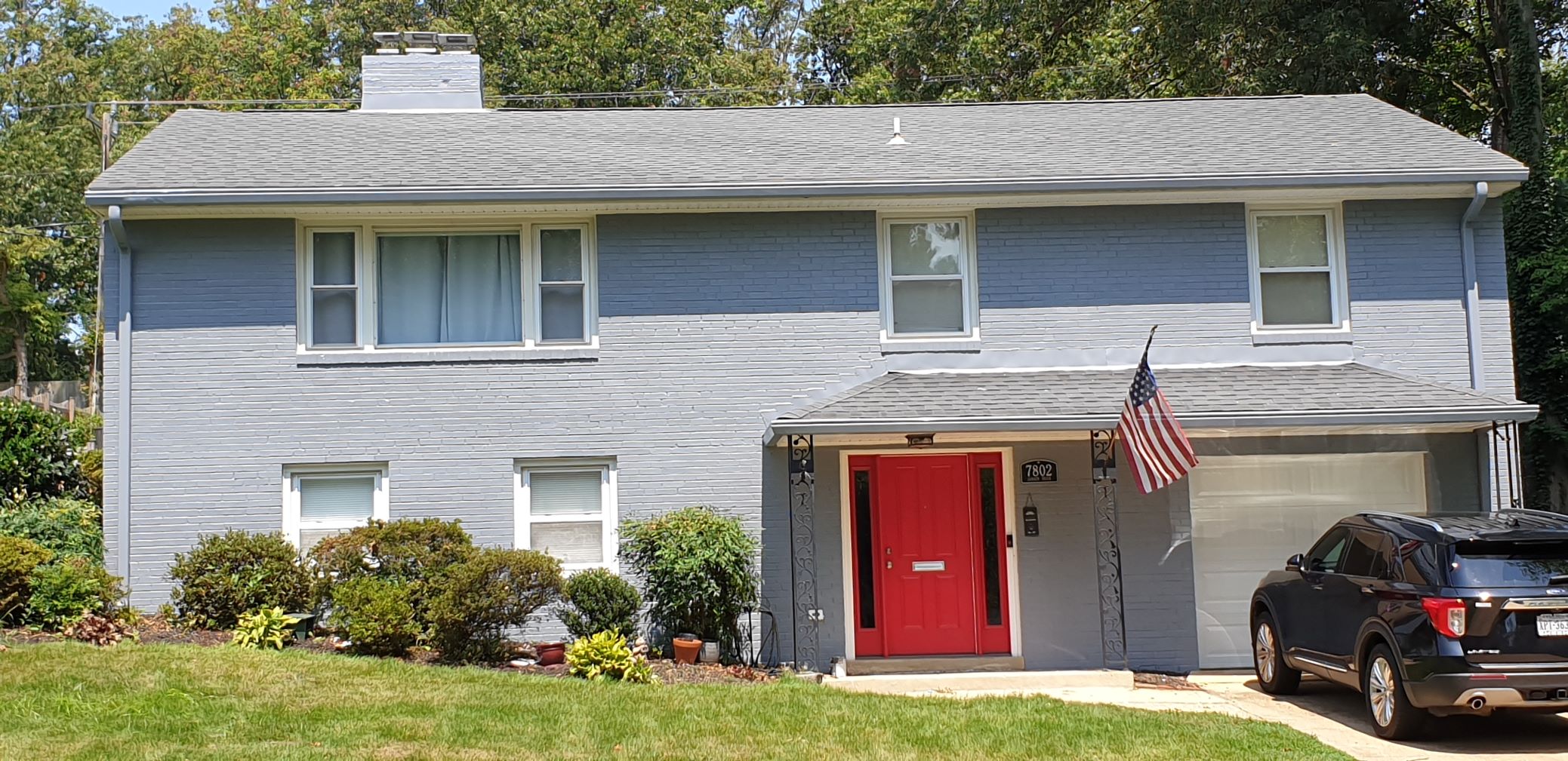 grey brick home in springfield, va