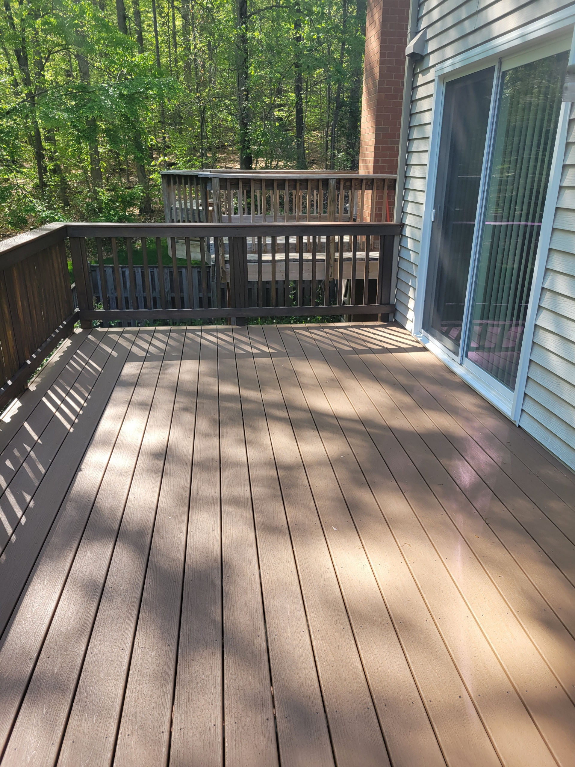 back deck painting project