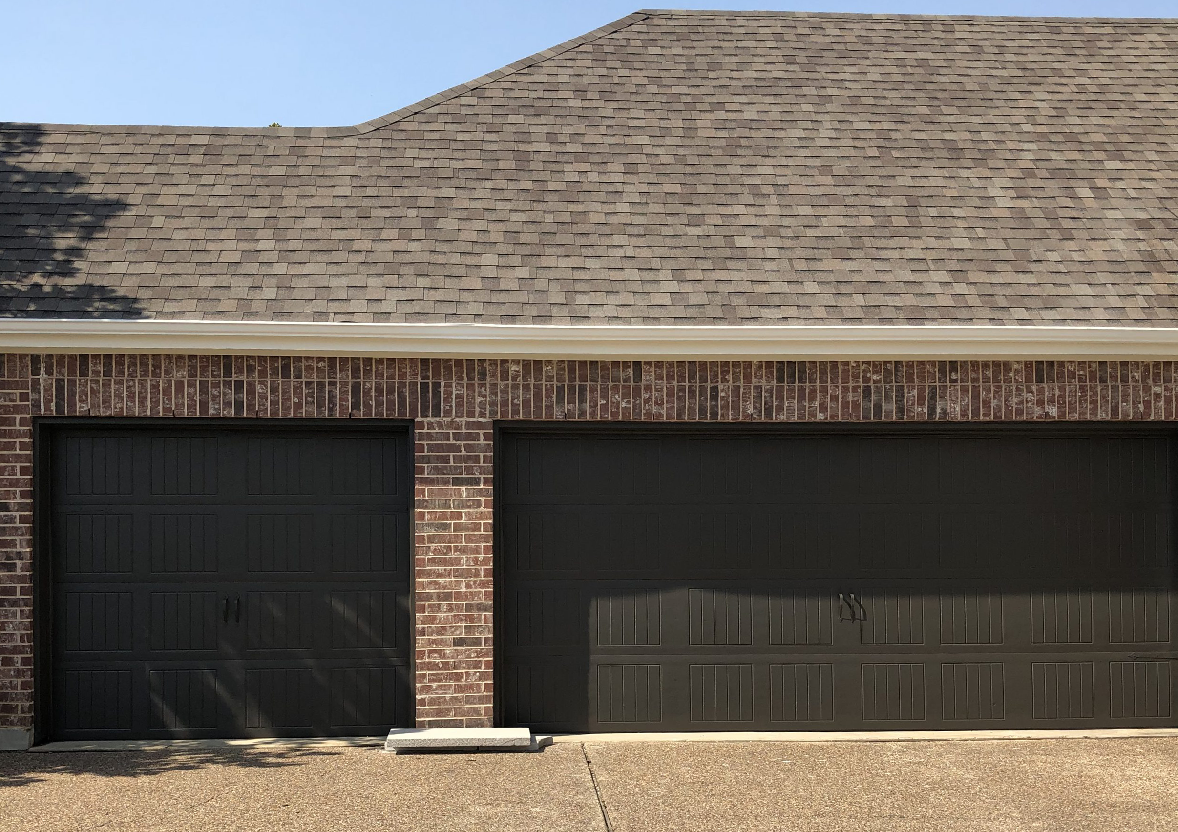 Home Garage Doors Painting Denton, TX After