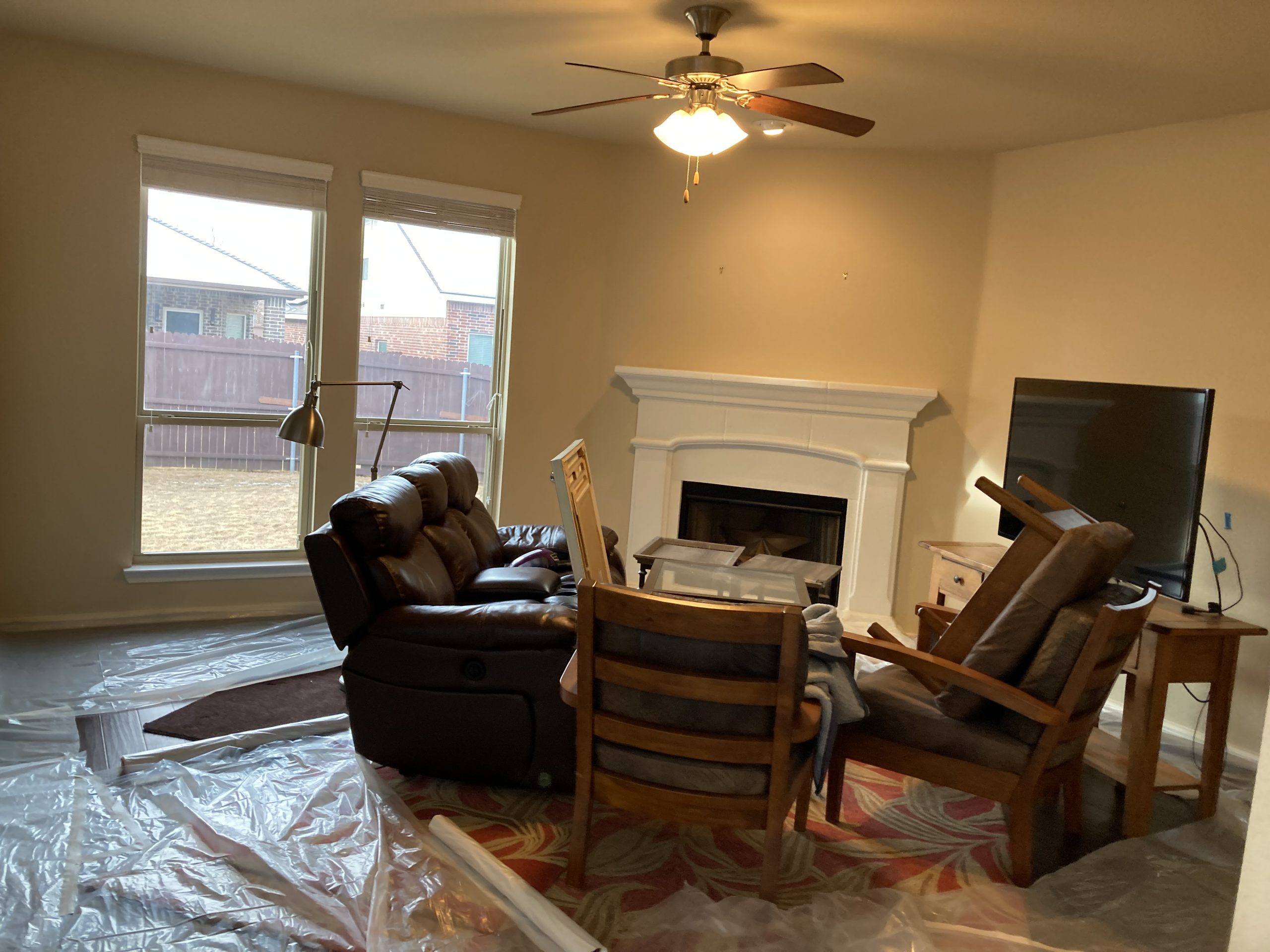 Living Room Update Before