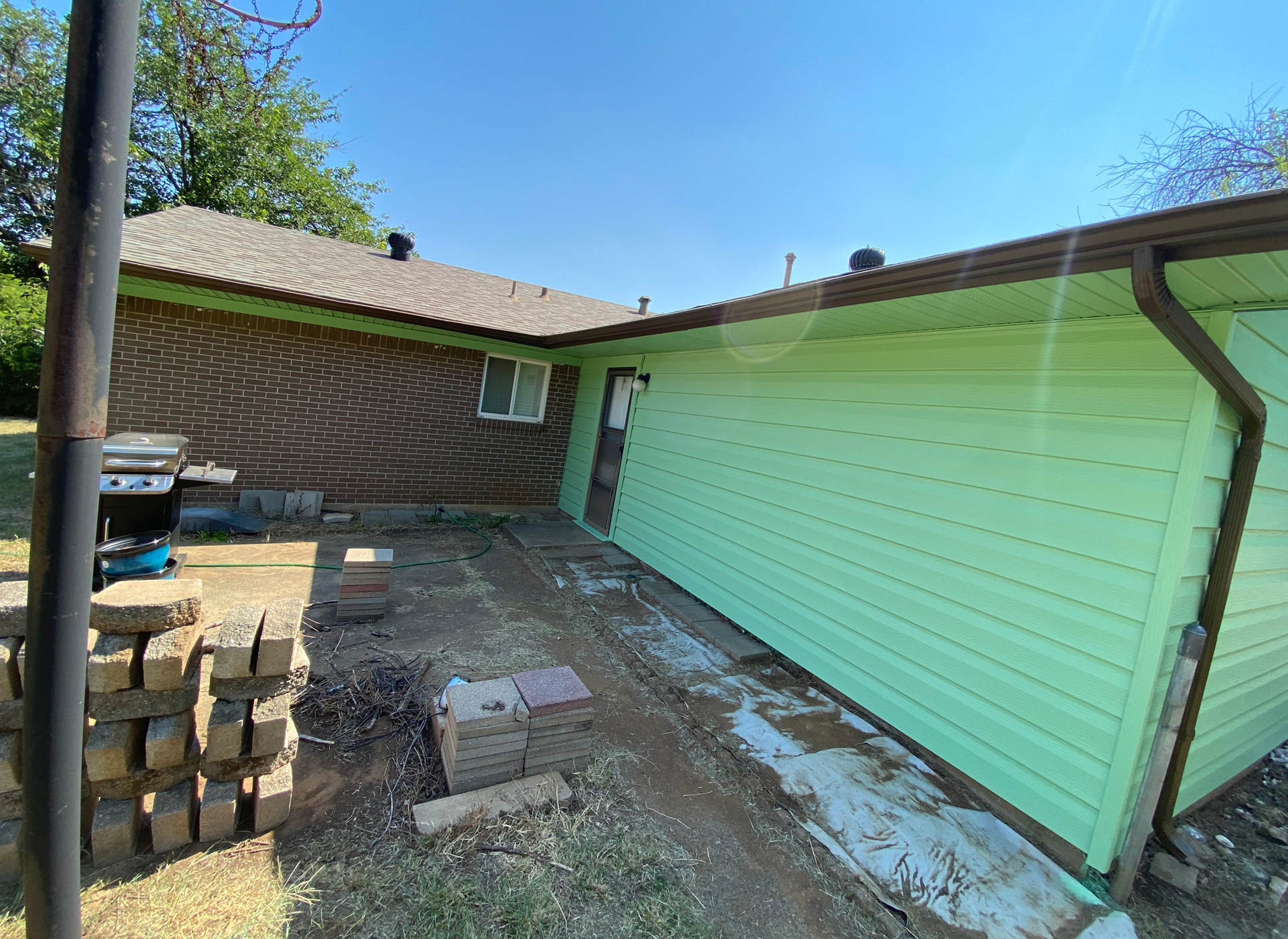 Wood Siding Transformation After