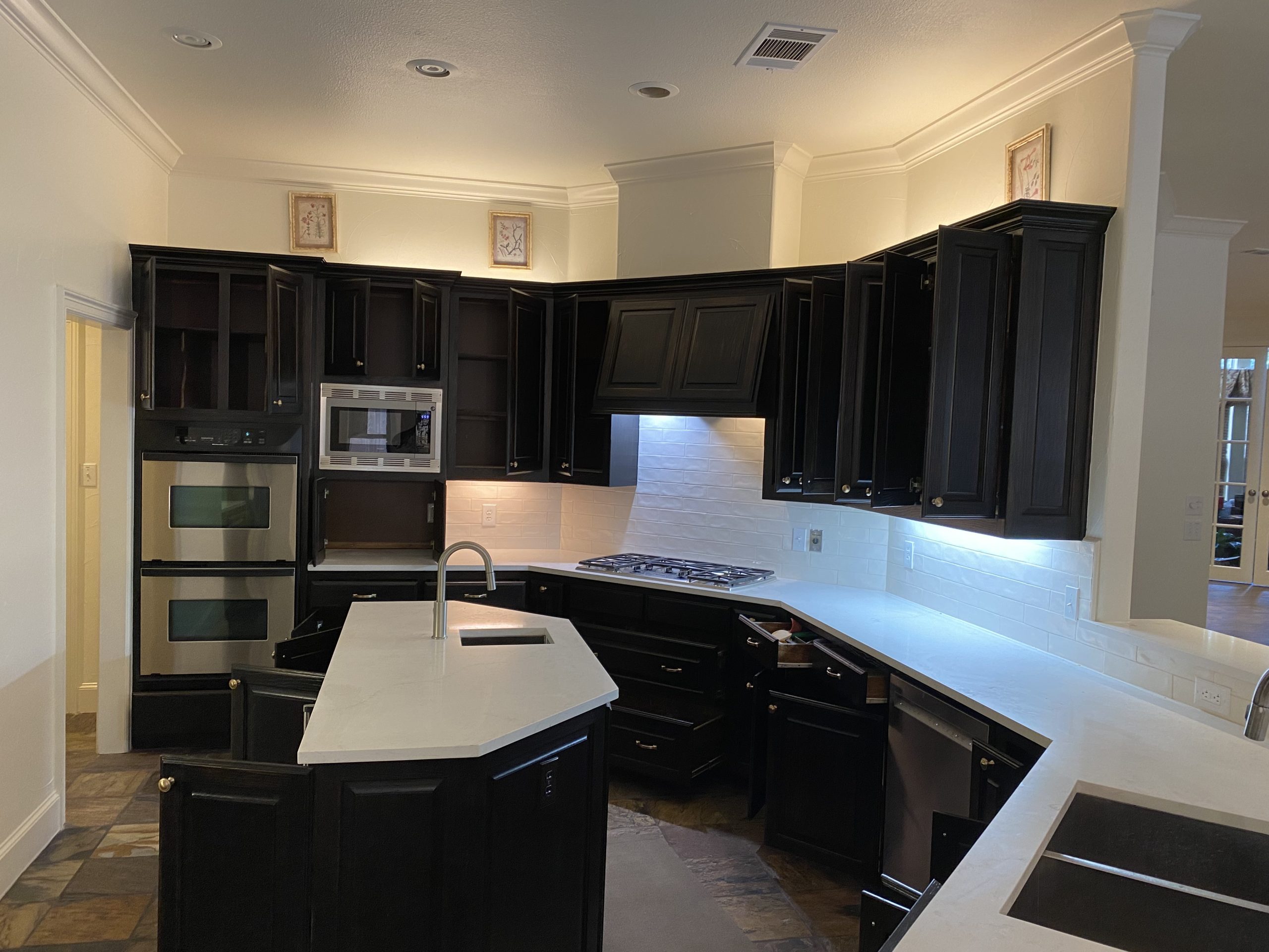 after wood staining texas