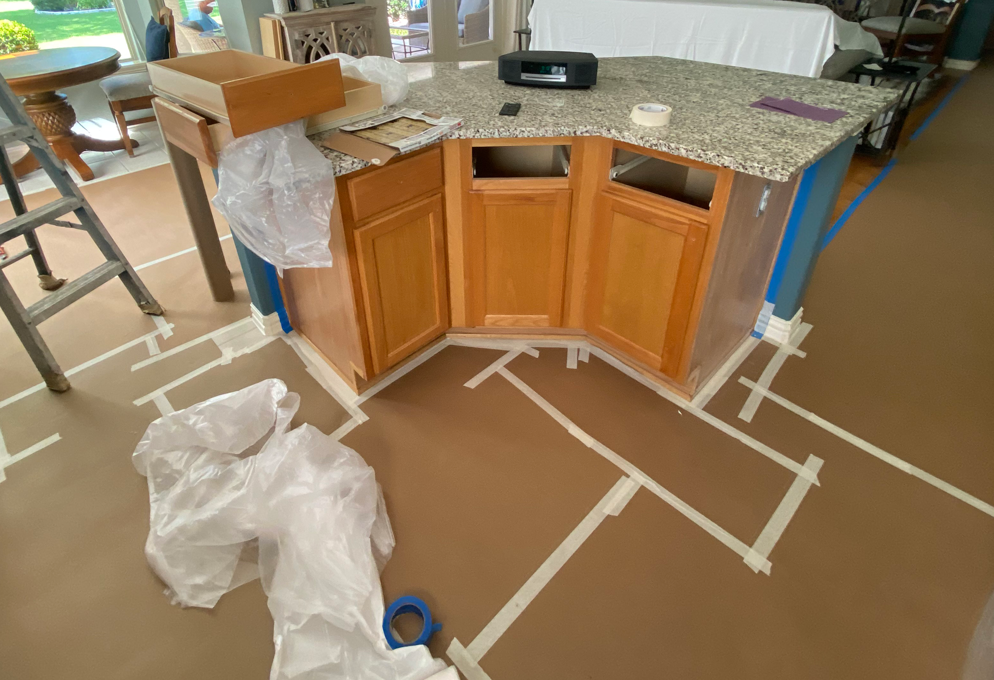 Cabinet Painting & Staining Services Before