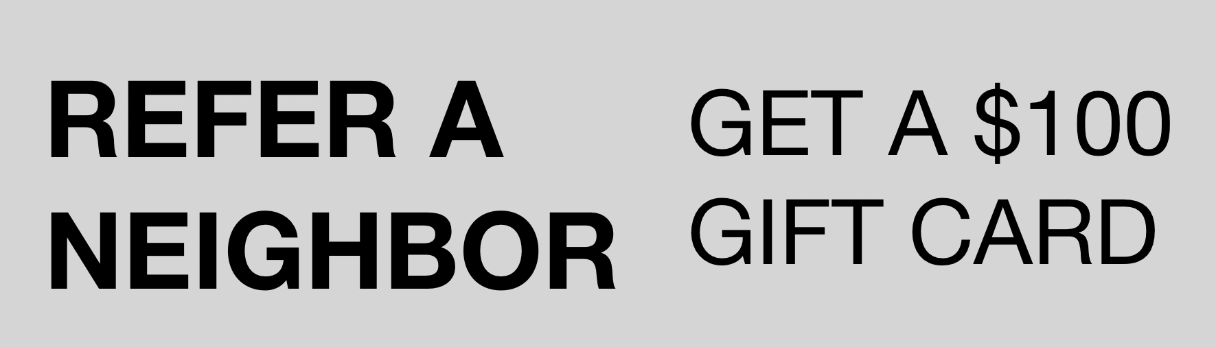 Refer a Neighbor Header