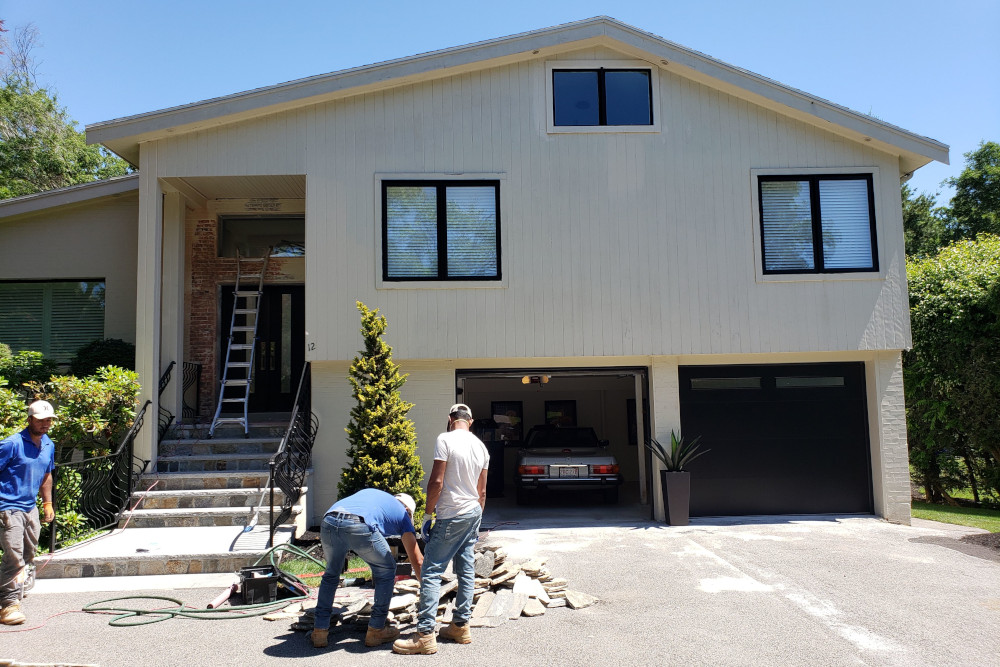 Exterior House Painting Newton, MA Before