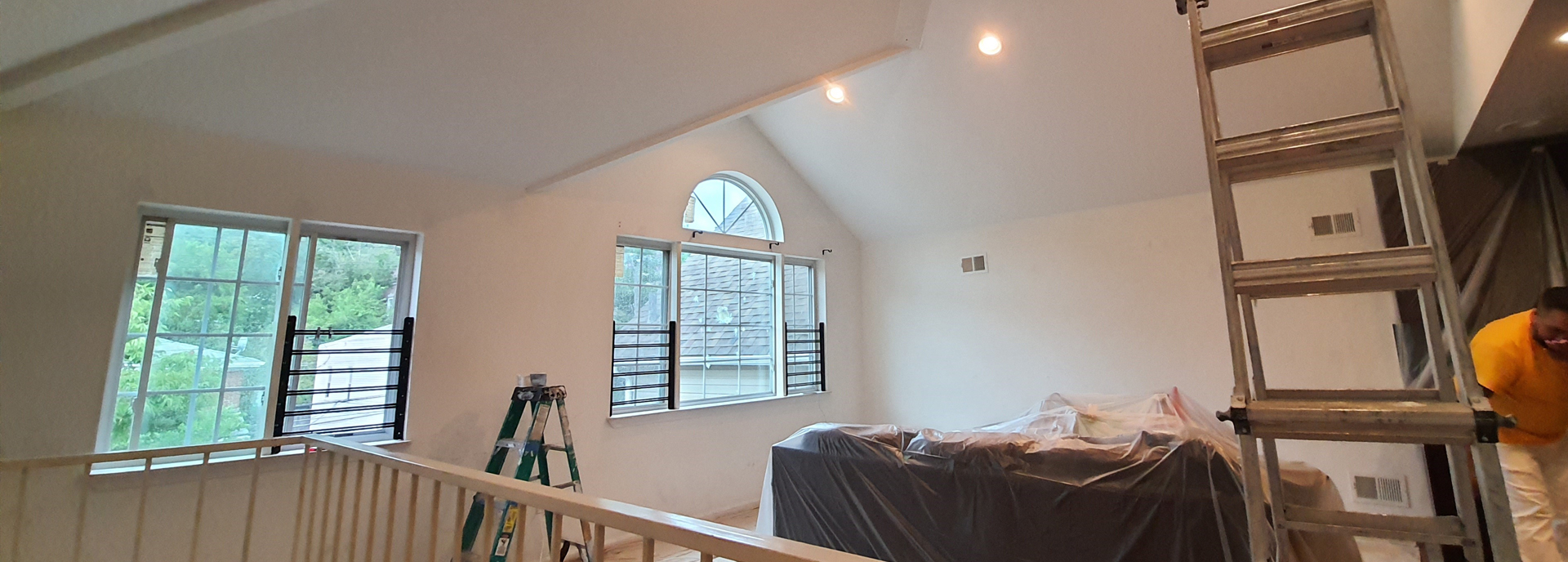 Staten Island, NY Living Room Interior Painting Before