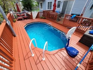 Professional deck painting Rosebank, NY