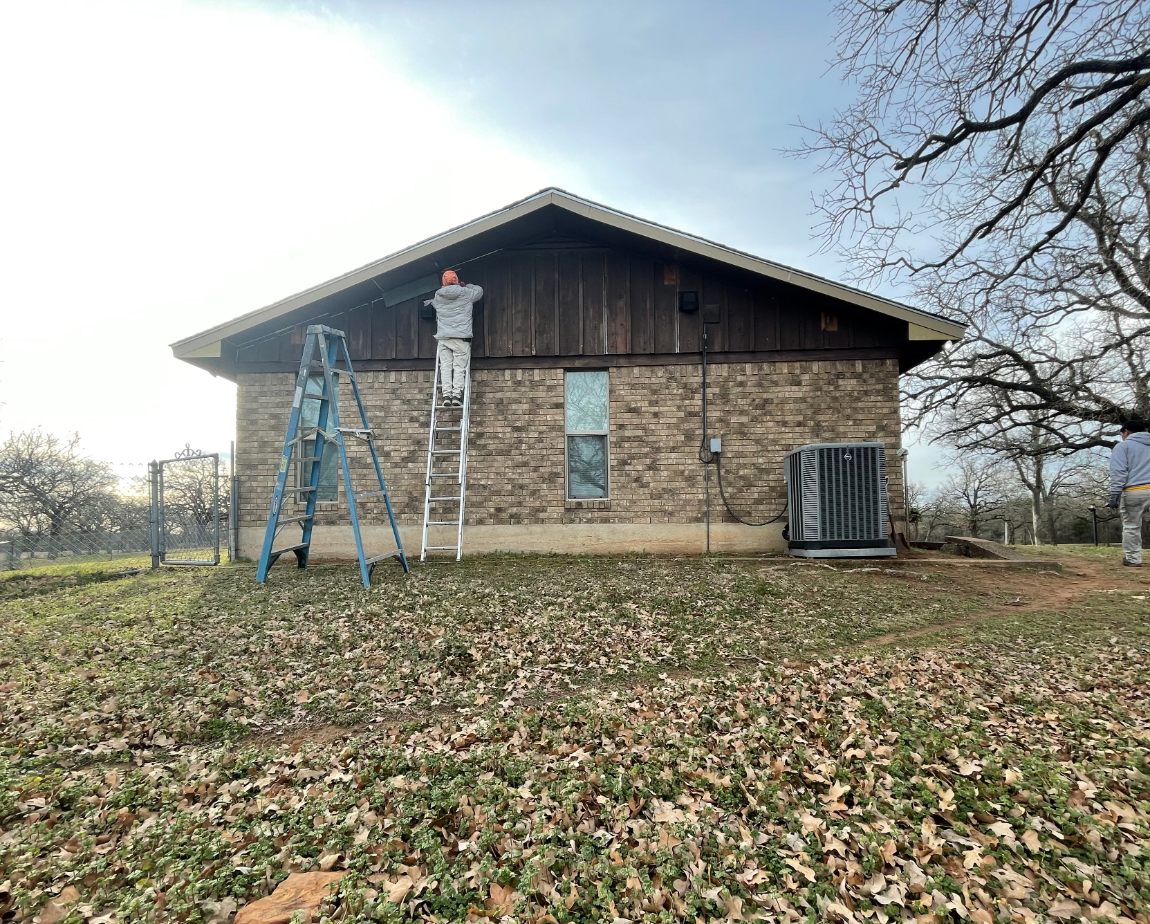 Home Exterior Repaint in Mineral Wells, TX Before