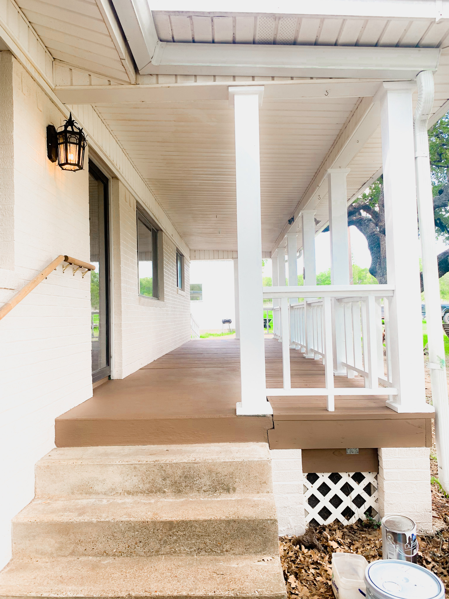 Brick Exterior Painted