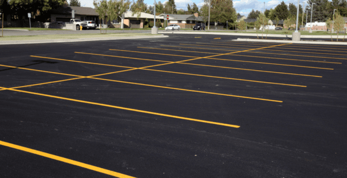 Check out our Parking Lot Striping