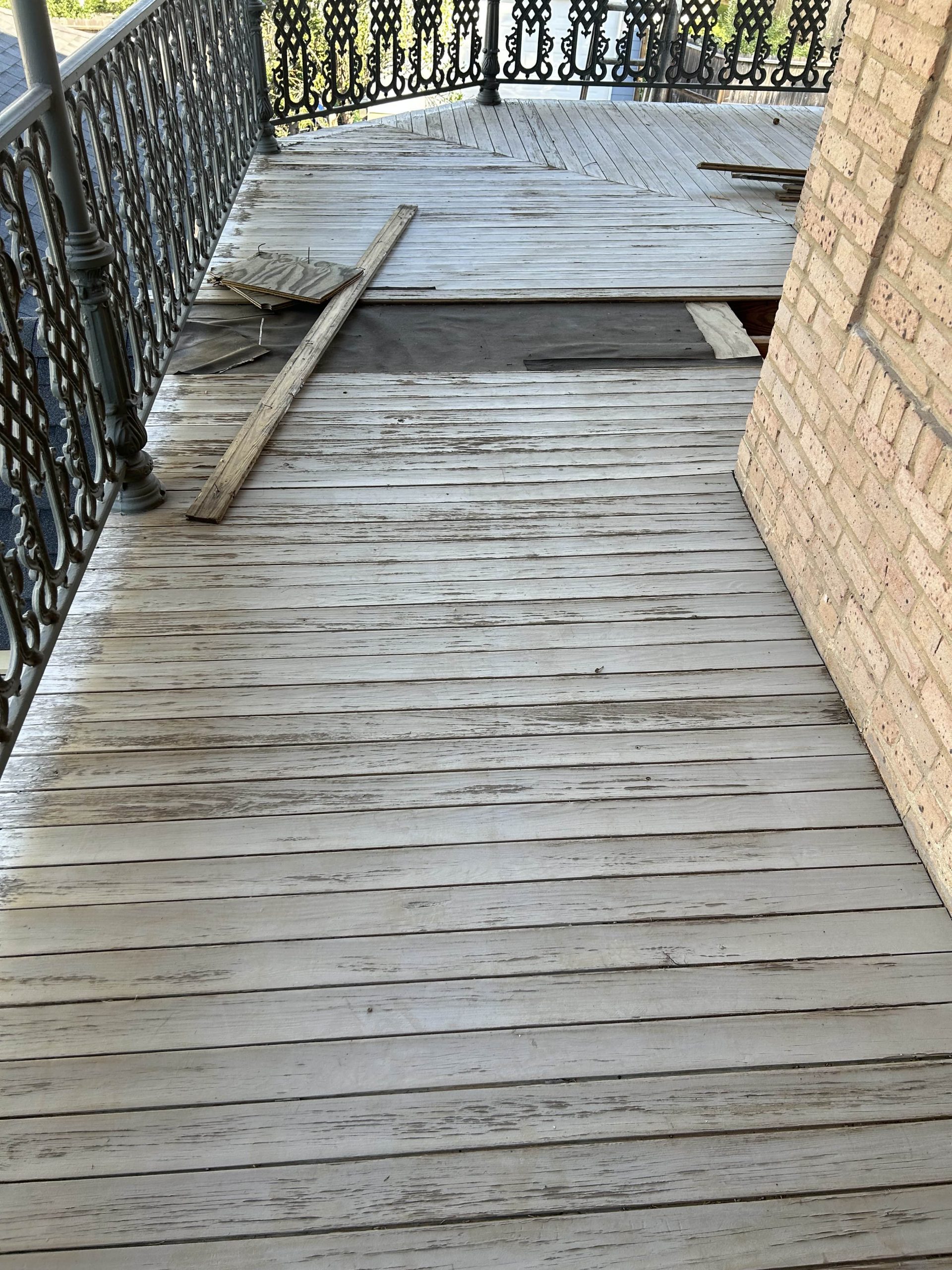 deck before