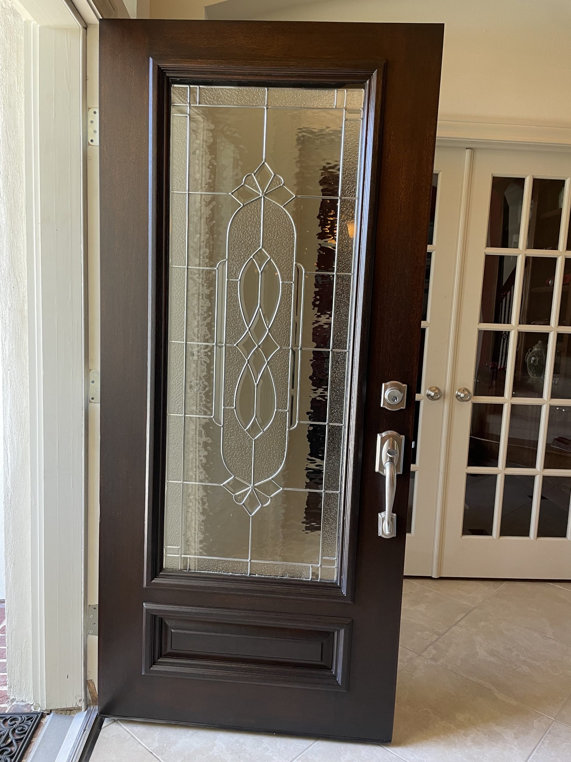 Door Refinishing Project After