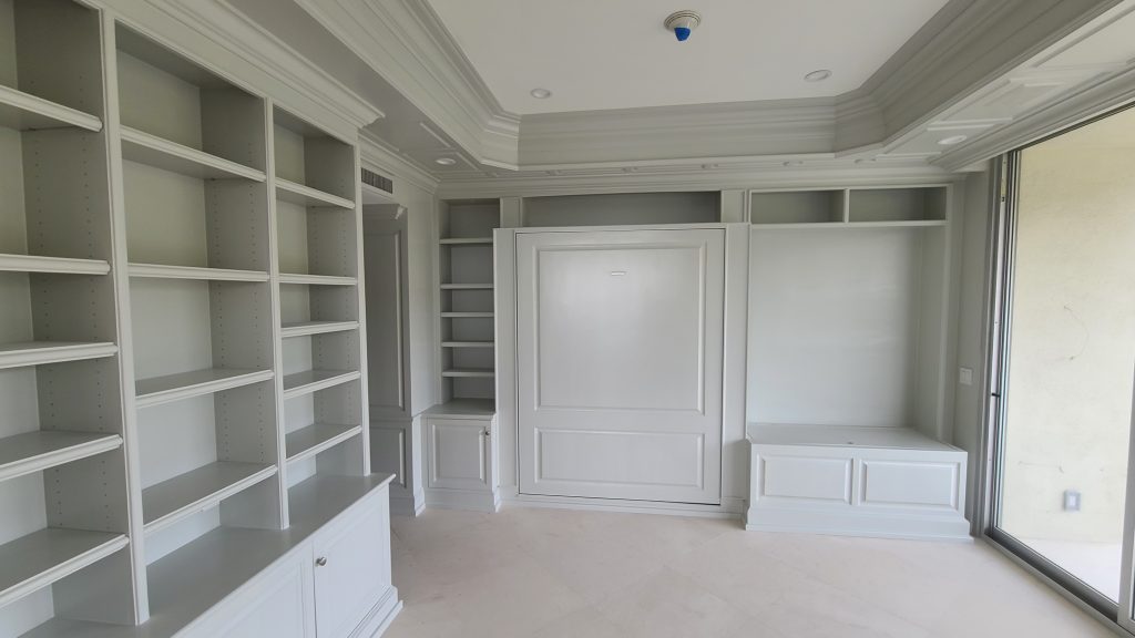 After trim and molding painting