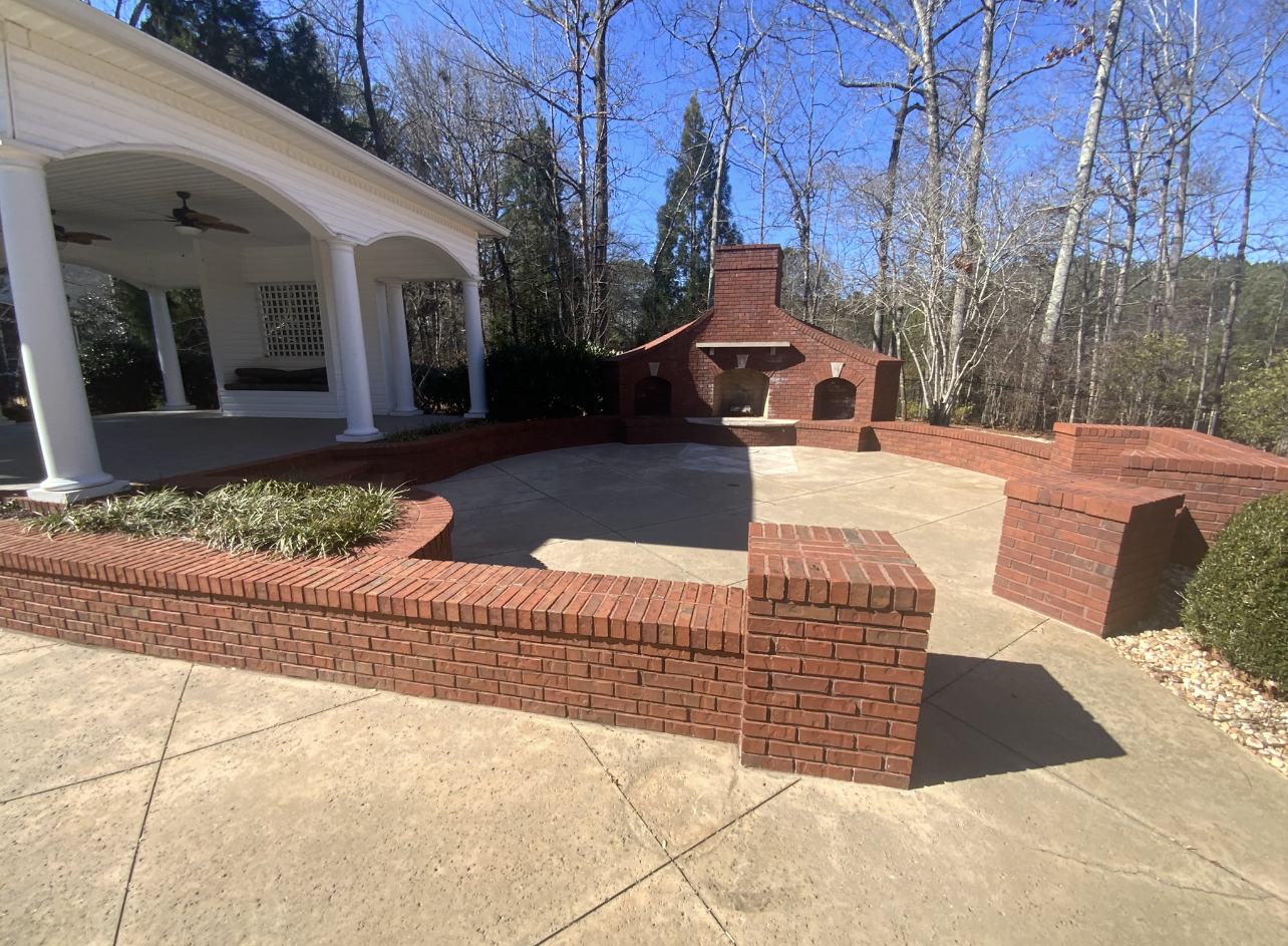 Masonry before painting