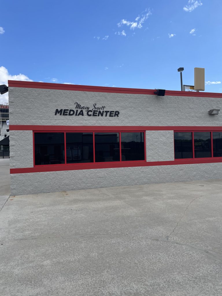 Atlanta Motor Speedway Marcy Scott Media Center after painting