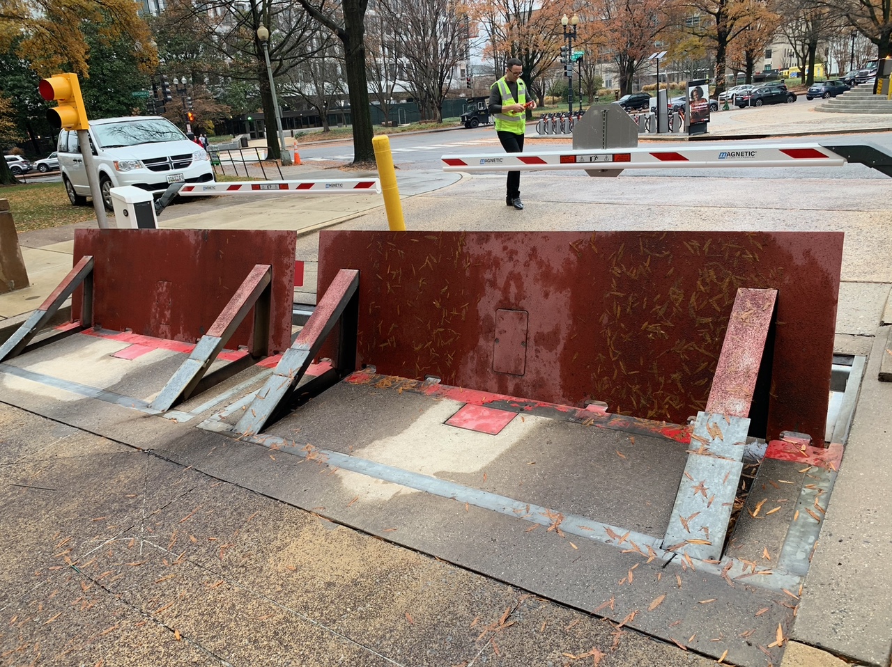 Traffic Barriers Before