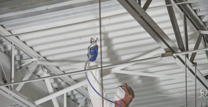 Check out our Dryfall Ceiling Painting