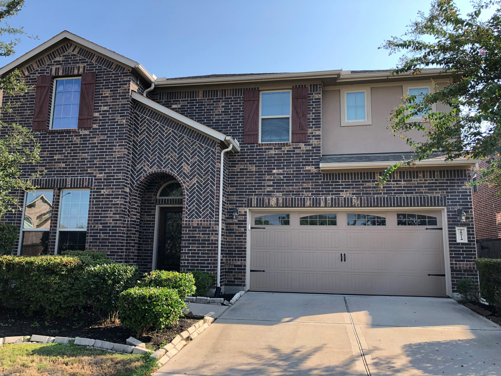 katy tx exterior house painting - after