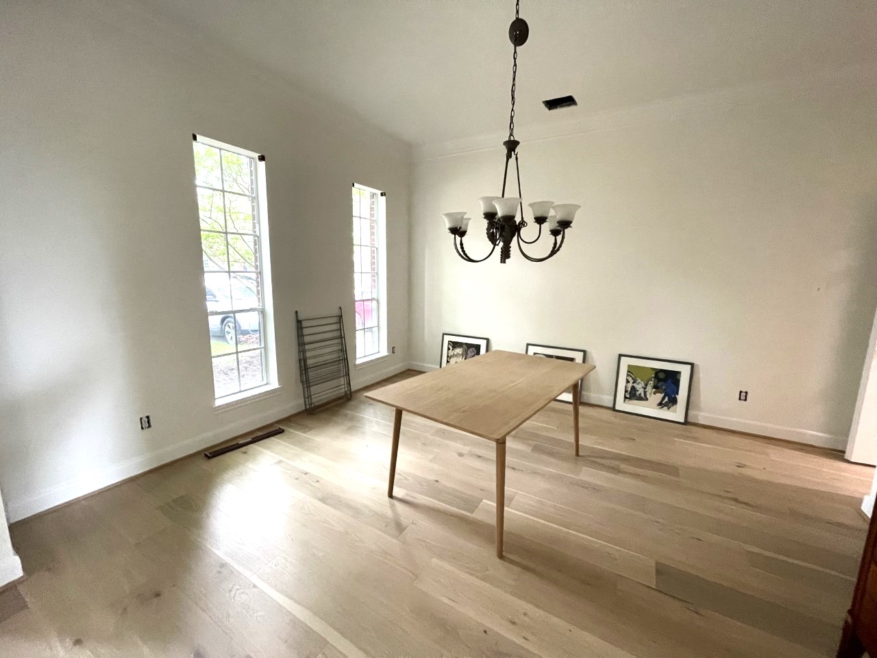 dining room after painting