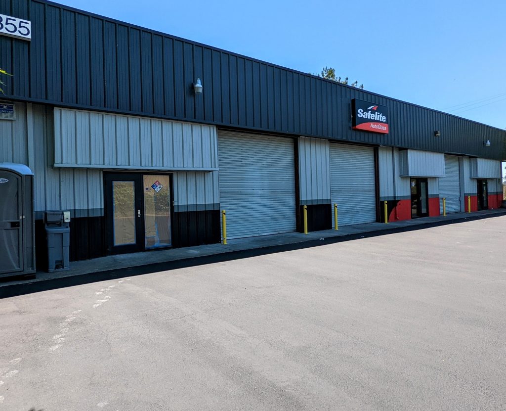 Before/After Exterior Painting of Santa Rosa Auto Shop After