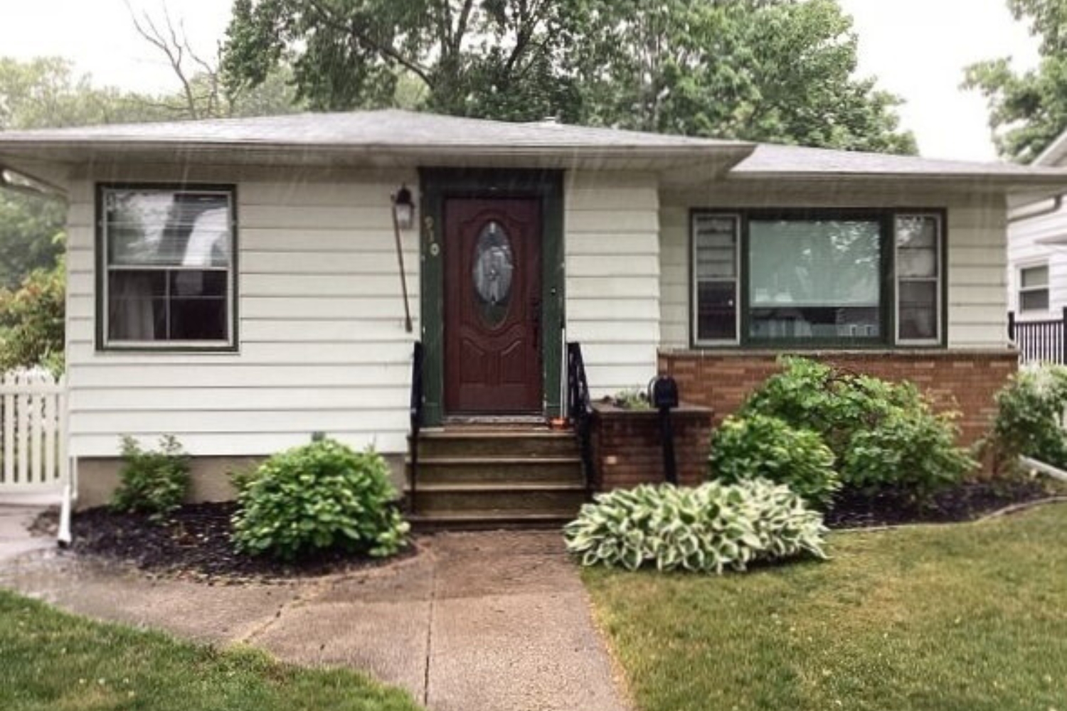 St Joseph Exterior Painting front of house before image