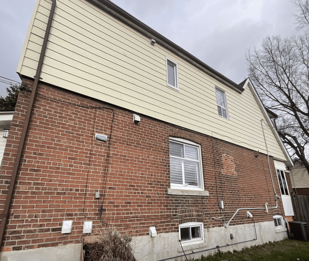 Side of Home Before and After in the Danforth Before