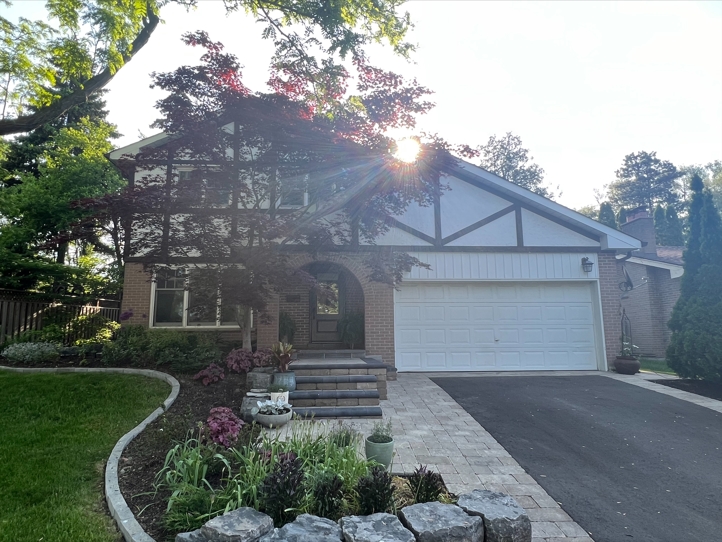 wood trim before painting