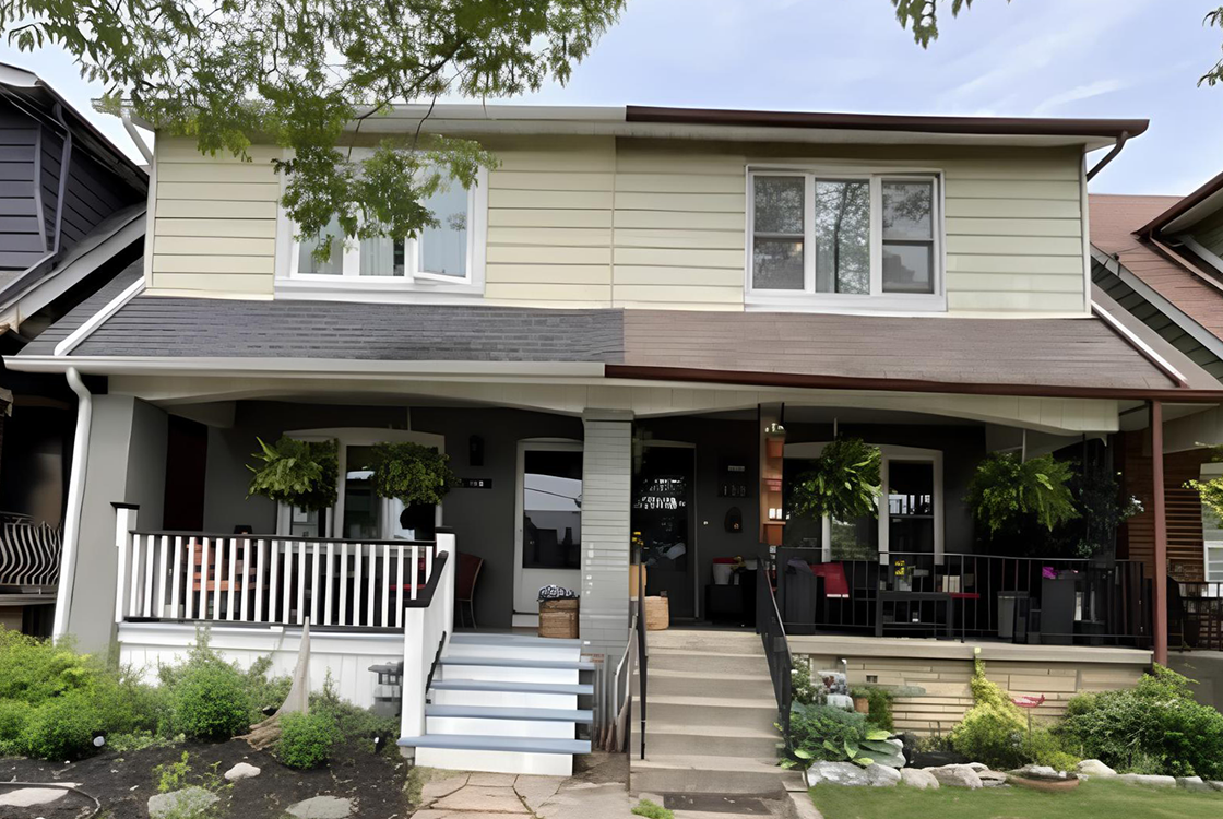 Exterior Painting in the Danforth Before