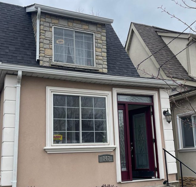 From Tan to White | Exterior Before & After Before