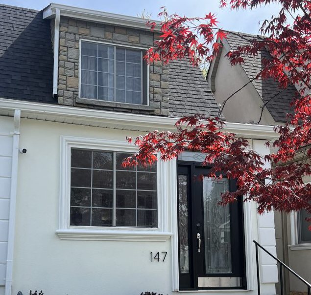 From Tan to White | Exterior Before & After After