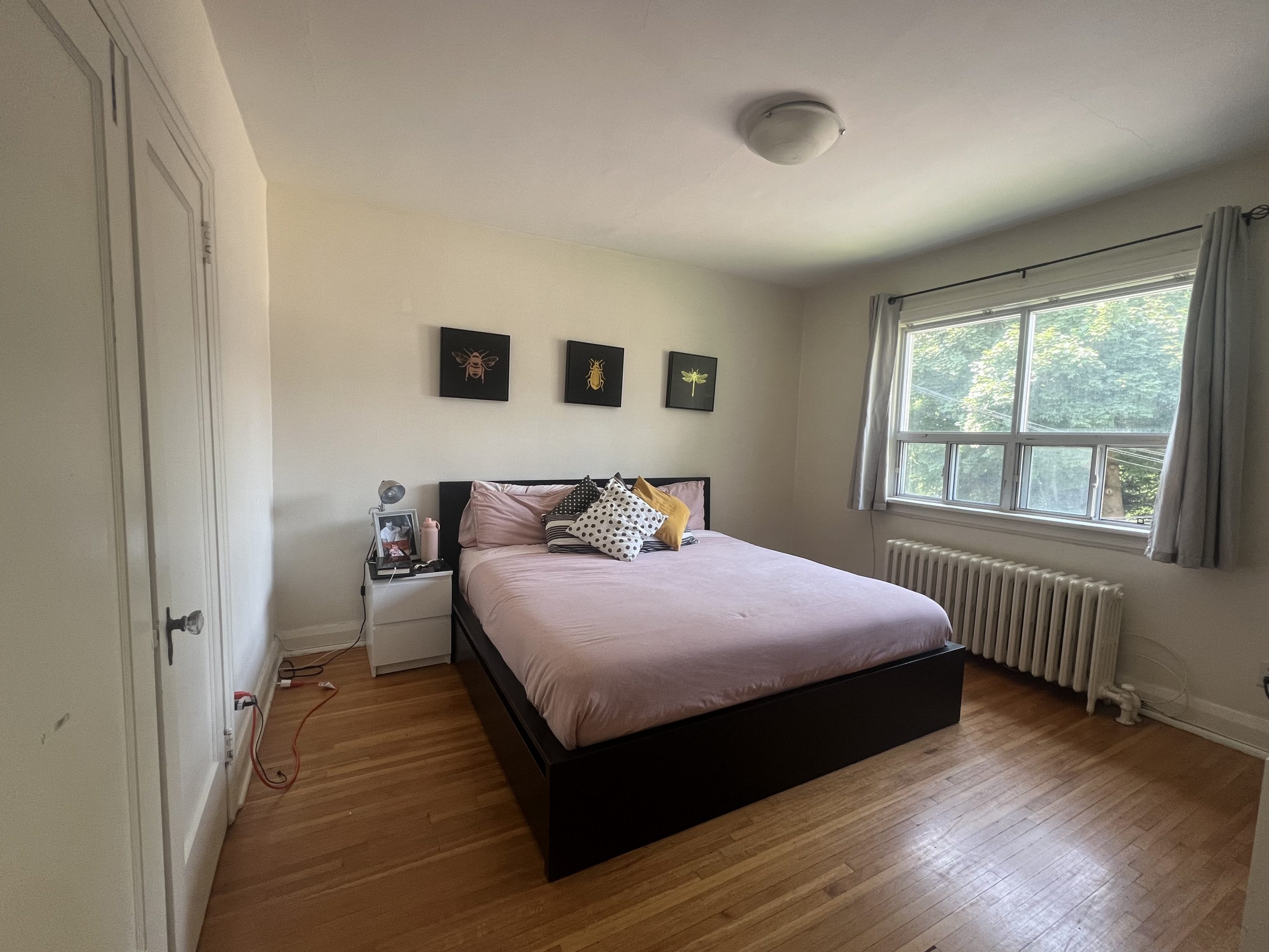 Bedroom Accent Wall Before