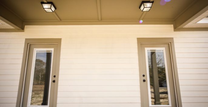 Check out our Hardie Plank or Fiber Cement Siding