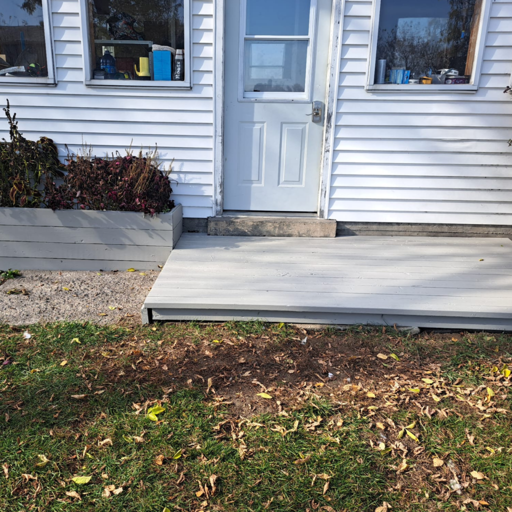 Exterior Landing Painting After