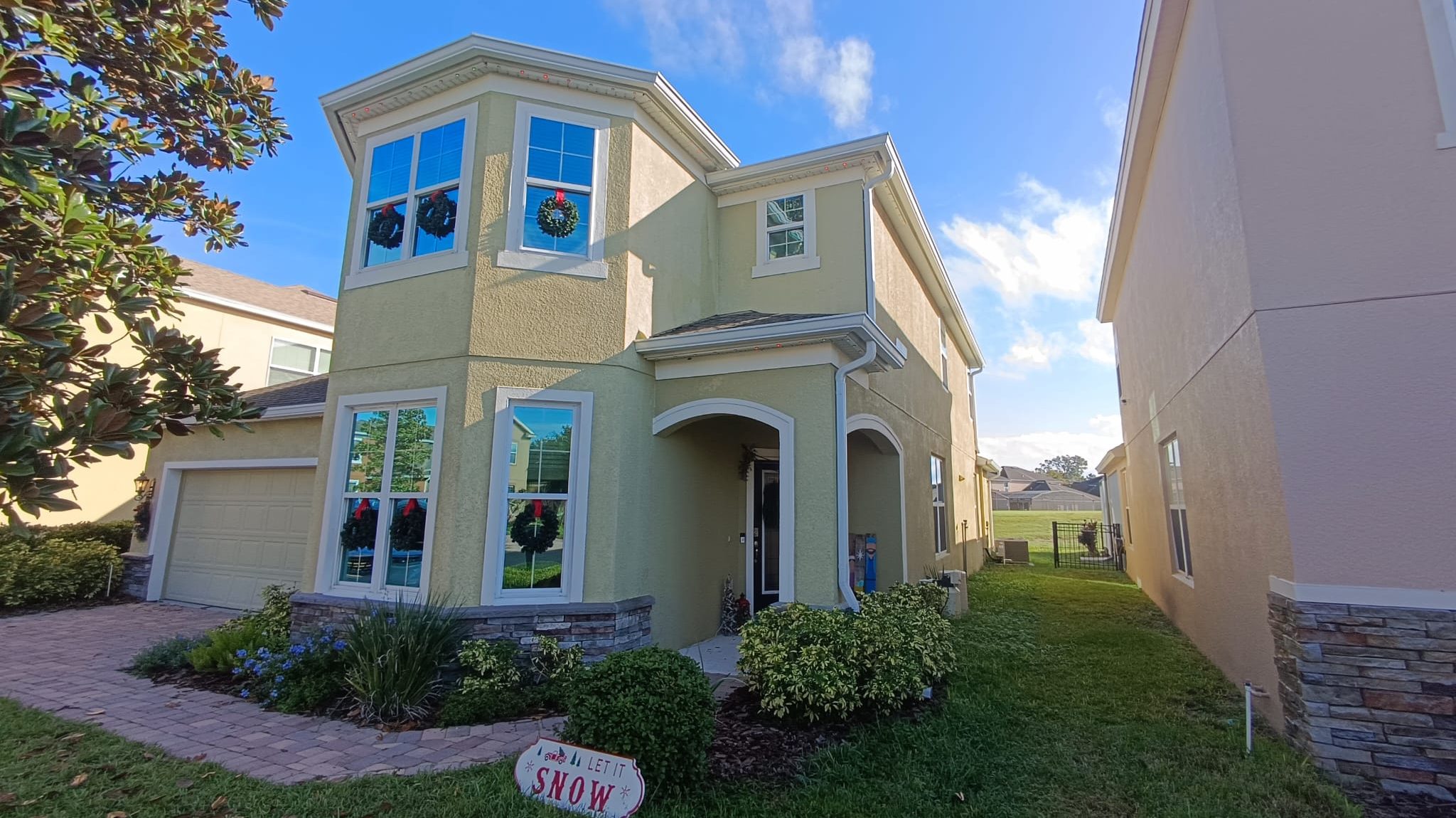 exterior painting before