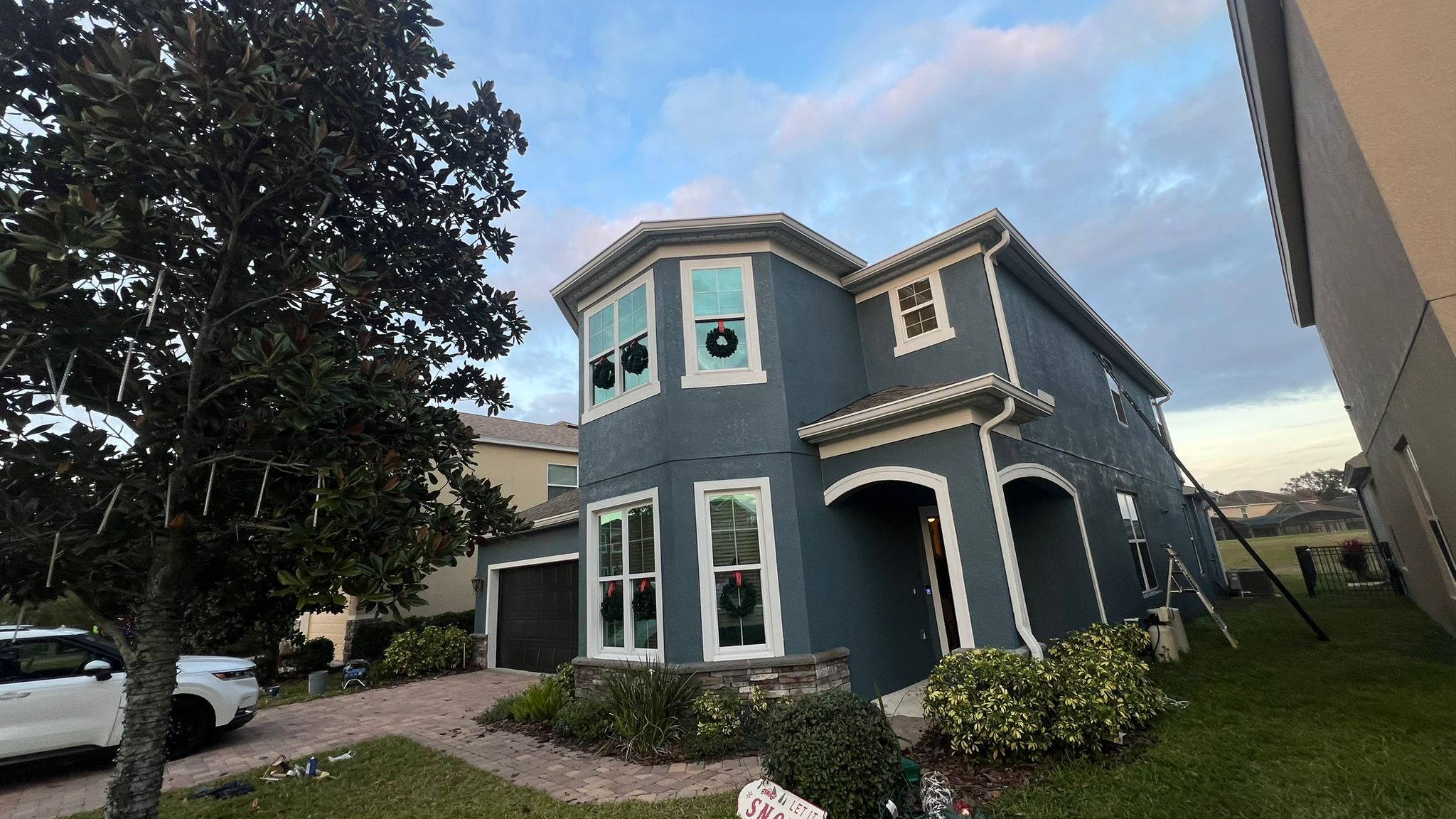 exterior painting after