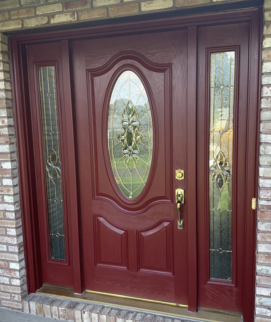 Front Door Painting in Uniontown, OH After