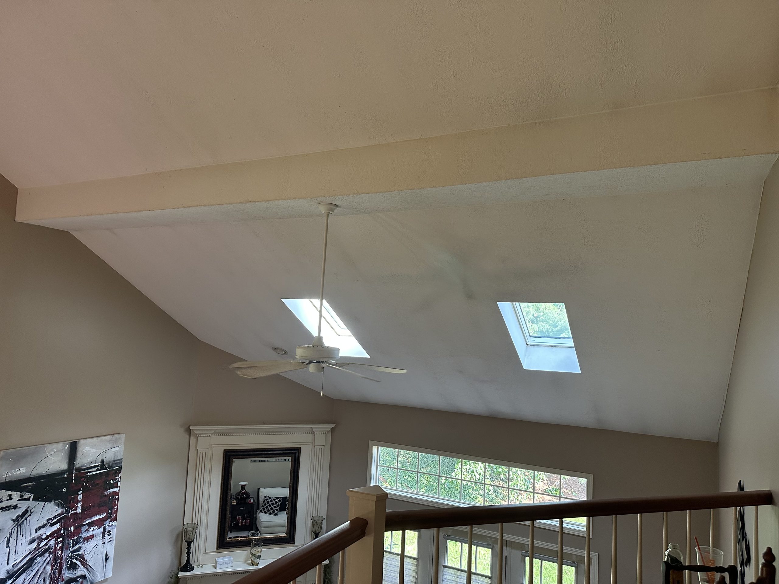 Ceiling Painting in North Canton OH Before