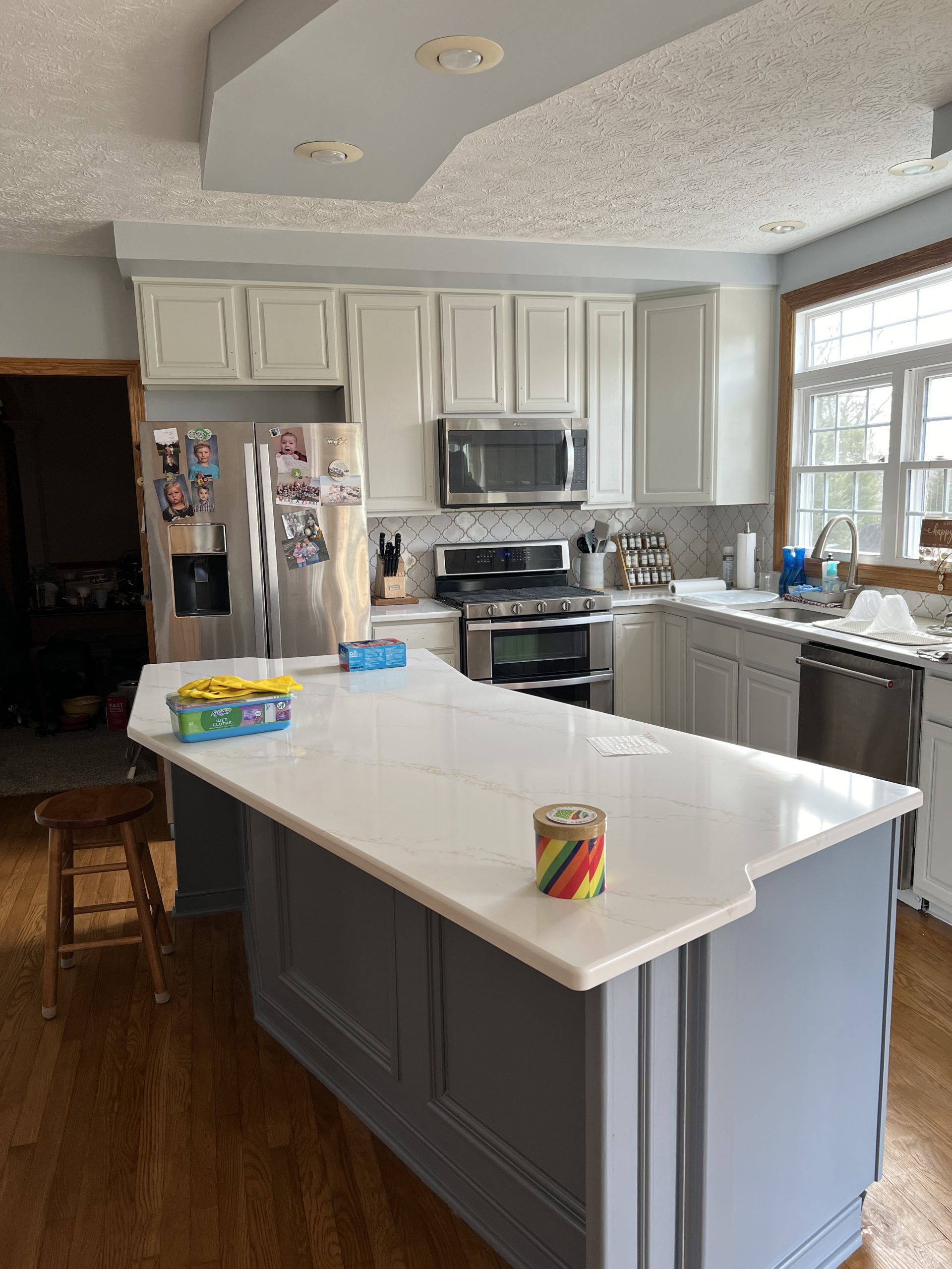 Kitchen cabinet photo after