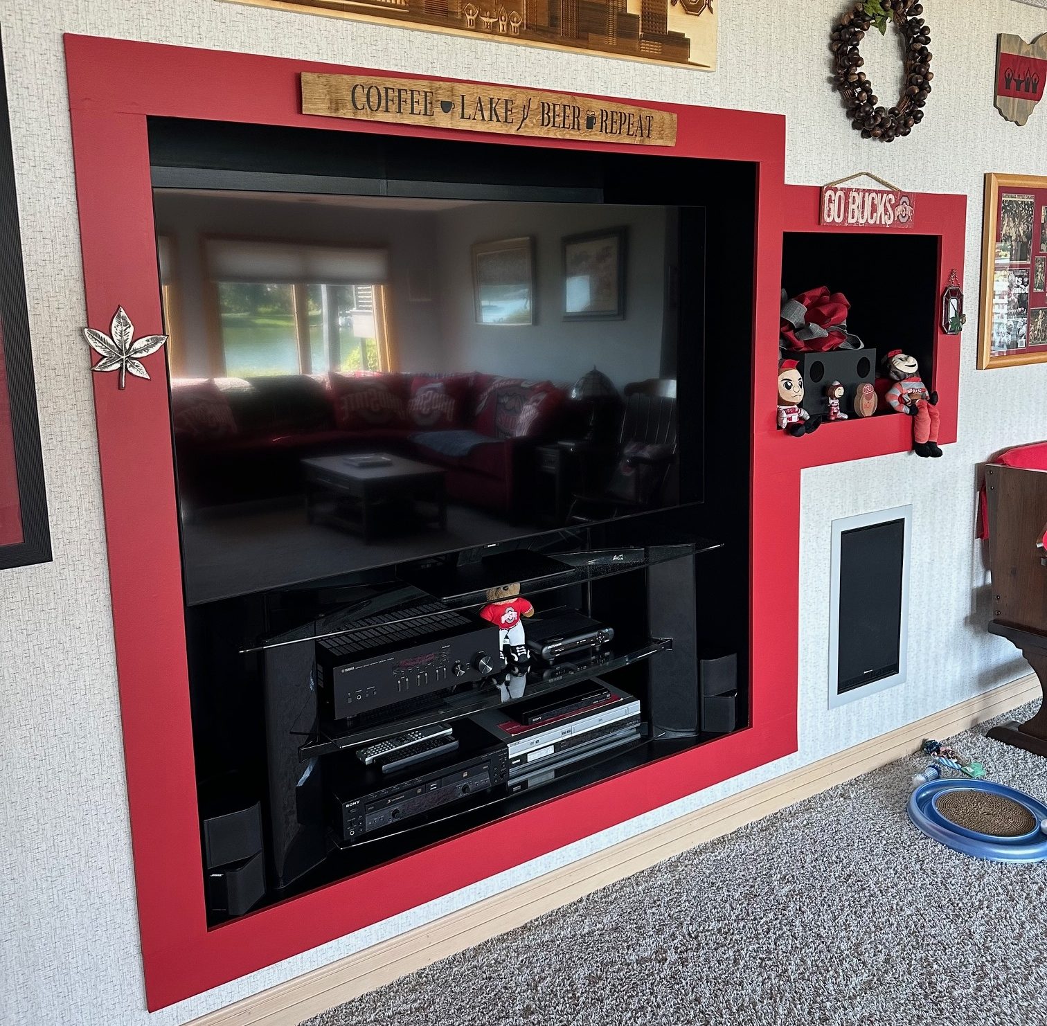 Living Room Painting in North Canton, OH After