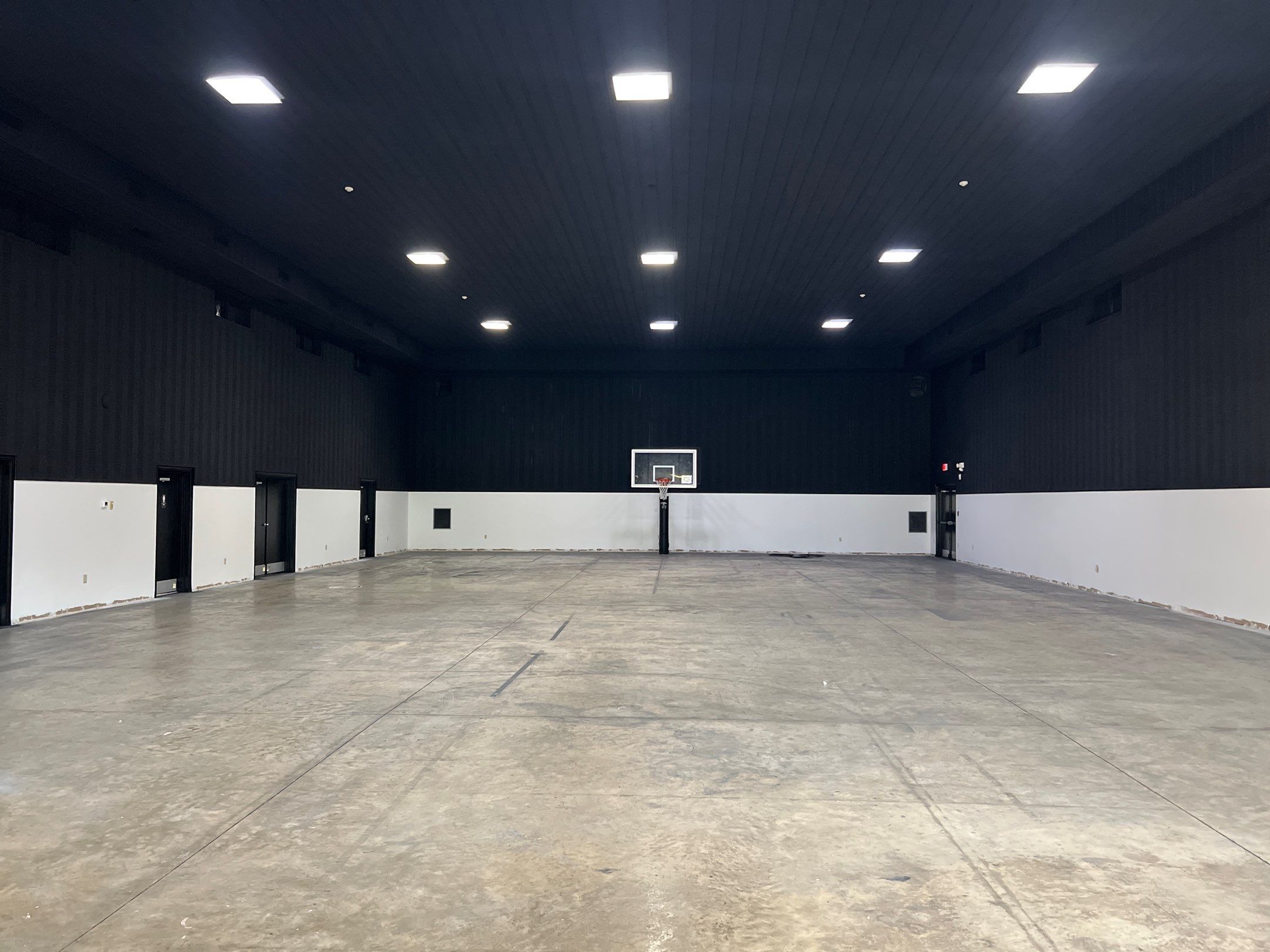 Gymnasium Painting in Uniontown, OH Before