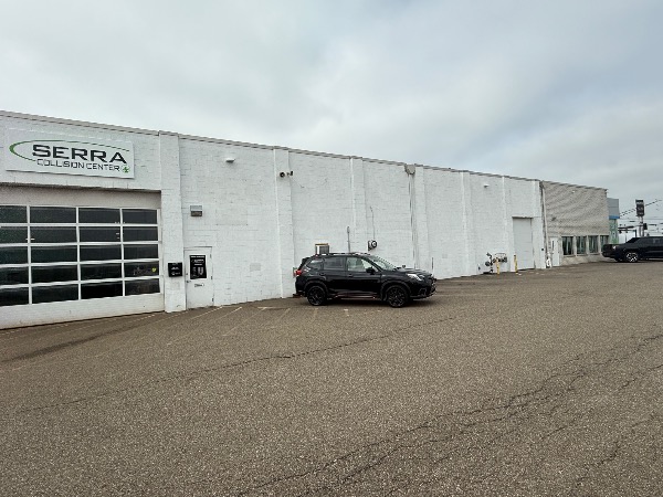 Collision Center Painting in Akron, OH Before