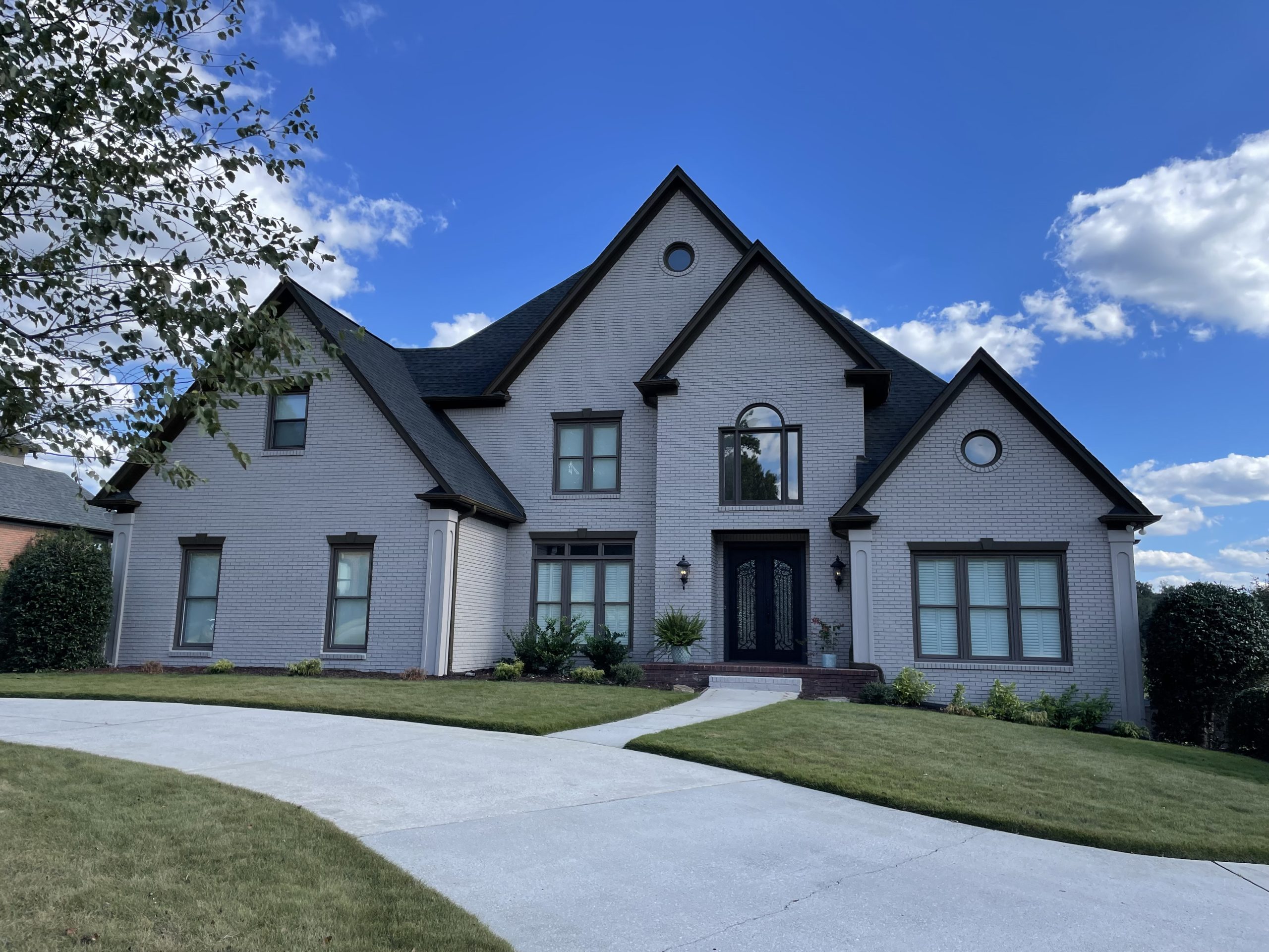 Residential Brick Painting After