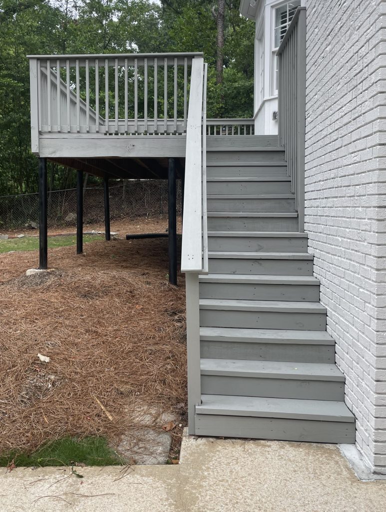 Residential Deck Staining After
