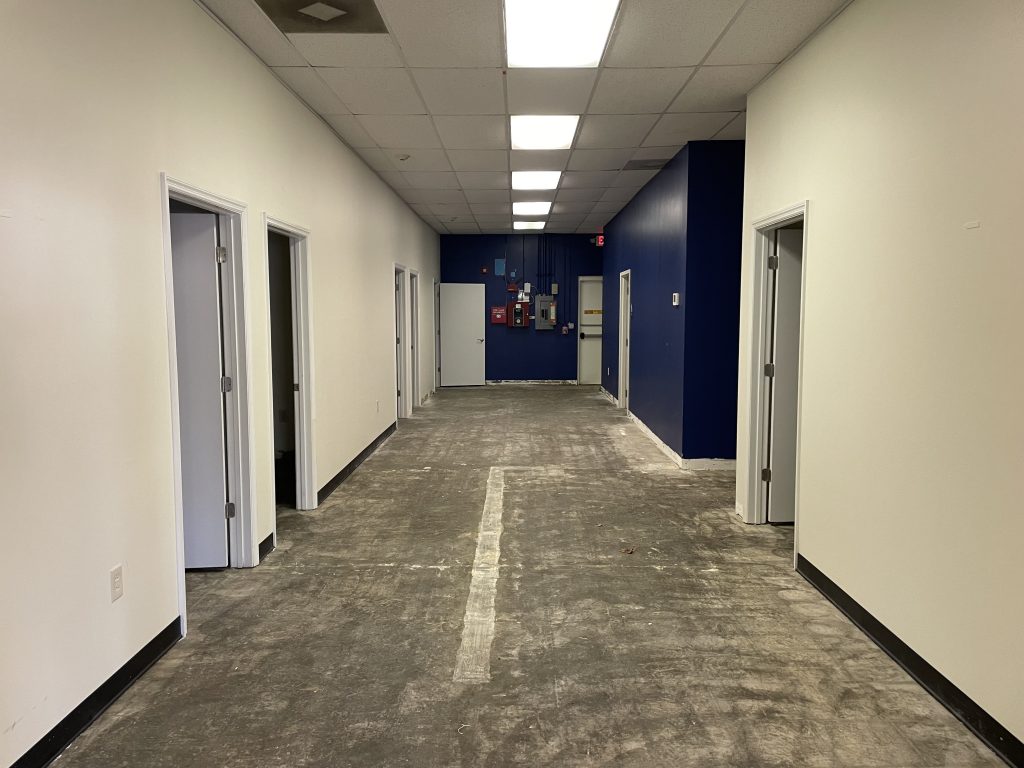The Bark Park Interior Painting Before & After Before