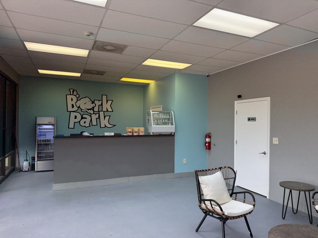 The Bark Park Interior Painting Before & After After