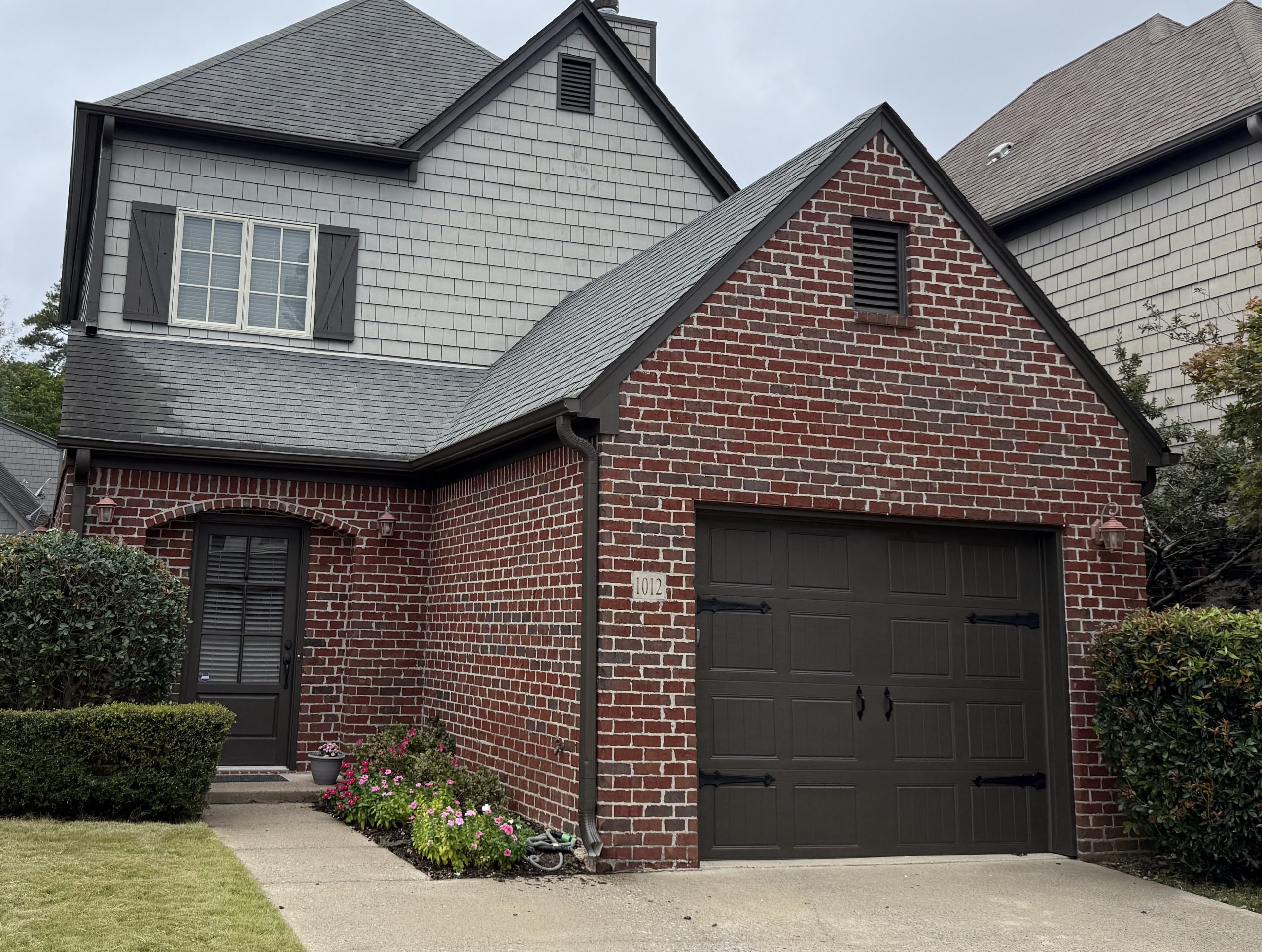 Dunnavant Valley Exterior Trim Painting Before & After After