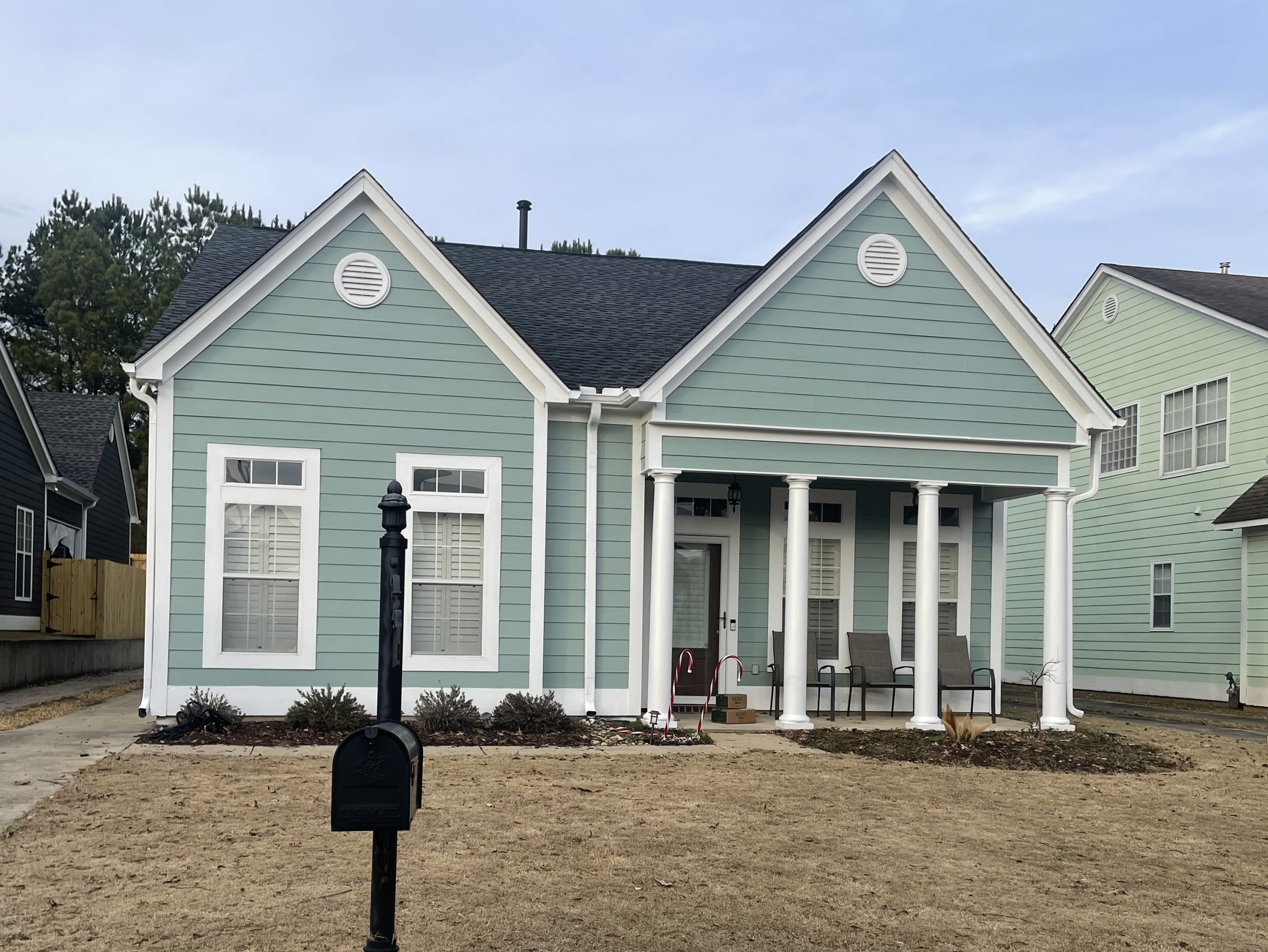 Trussville Exterior Painting – Before & After After