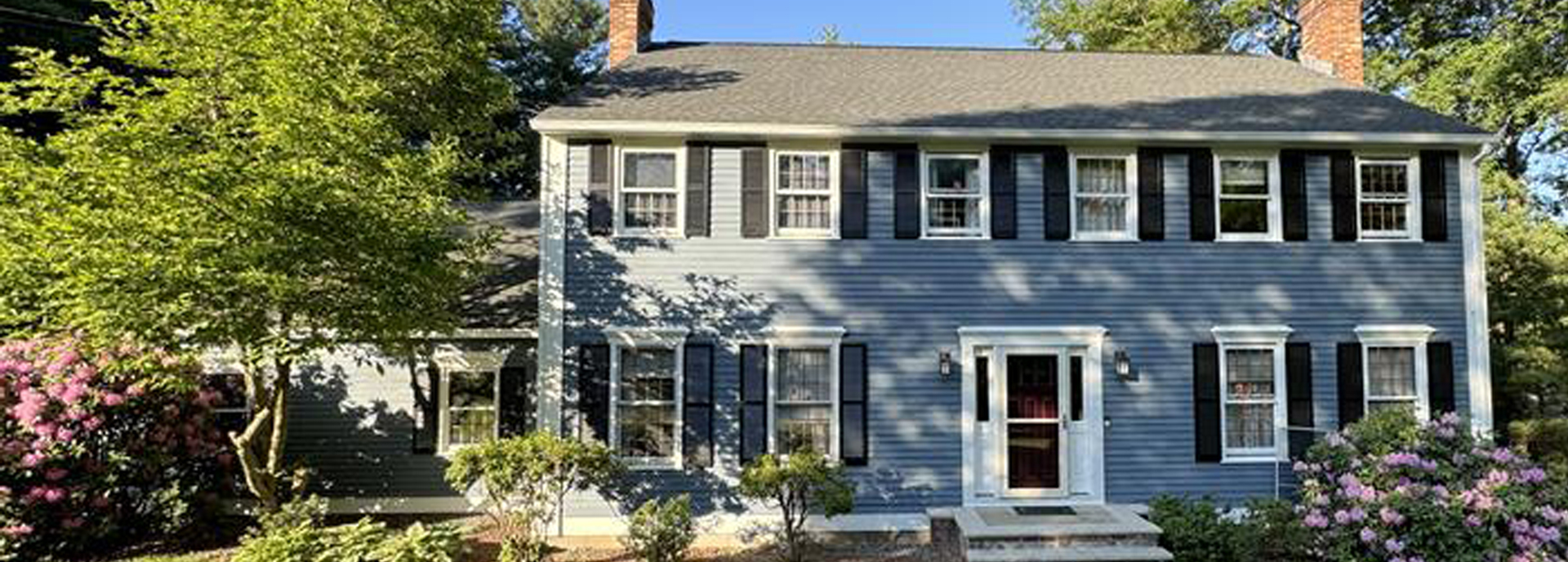 Pelham, NH Exterior Painting Blue House