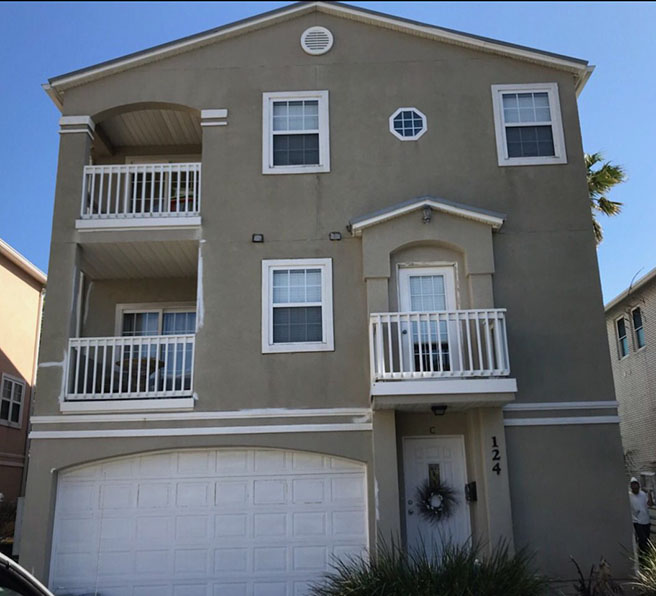 Exterior house painting - before picture