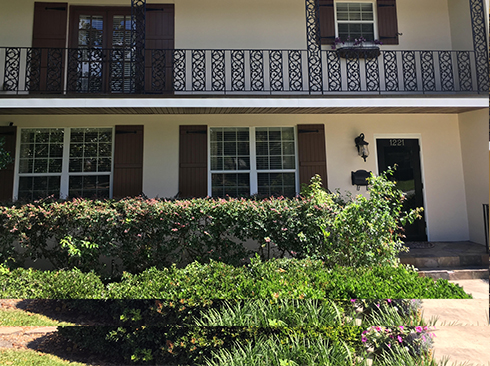 Exterior house painting project - after